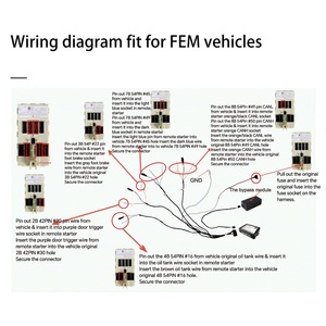 ECS002PP-BM-FM2 Plug Play <b>Remote</b> Starter Fit for BMW 13-18 F22 F23 F87 2 M2 F32 F33 F36 F82 F83 4 4GT M4 with Push Start Button - Product Image 6