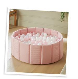 Grande <span class=keywords><strong>piscine</strong></span> à balles intérieure en PVC pour enfants, équipement de jeu en mousse souple avec <span class=keywords><strong>piscine</strong></span> à balles à thème <span class=keywords><strong>rose</strong></span> <span class=keywords><strong>et</strong></span> ensemble de jeux souples - Product Image 1