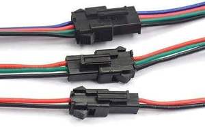 4-Pin JST SM Connector Kit <b>LED</b> Strip Adapter Plug <b>Micro</b> JST Male Female Connector 15CM 20AWG Wire for <b>LED</b> <b>Light</b> - Product Image 5