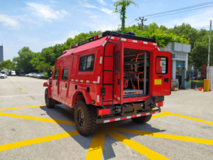 Xe cứu hộ khẩn cấp, xe cứu hỏa Dongfeng Mengshi mới, 4x4, động cơ diesel 186 mã lực - Product Image 4