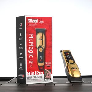 Cortadora de Pelo Profesional DSP de 20W, Cuerpo Metálico, Recargable por USB, para Uso en Salón, con Peines Guía - Product Image 5
