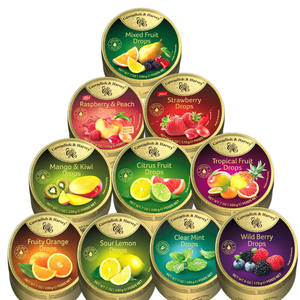 ลูกอมเยอรมันนำเข้า ไจ่หยุน รสผลไม้รวมและมิ้นต์ 200 กรัม บรรจุกล่องดีบุก ของขวัญงานแต่งงาน - Product Image 3