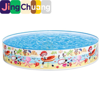 Piscine familiale rigide JingChuang56451, petit bassin pour enfants, étang à poissons