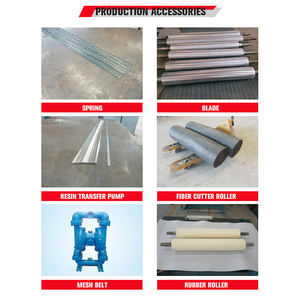 SMC foglio macchina fibra rinforzata polimero foglio in fibra di vetro prefondo che fa la macchina linea di produzione della macchina - Product Image 5