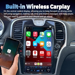 Écran tactile Android 13 de 13,6 pouces 256 Go pour Chrysler 300C 2012-2019, système de navigation GPS, lecteur multimédia vidéo, autoradio, Carplay - Product Image 2