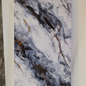 Panneau mural <span class=keywords><strong>de</strong></span> douche imperméable et ignifuge en <span class=keywords><strong>PVC</strong></span>, imitation marbre - Product Image 1