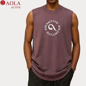Chaleco Deportivo de Alta Calidad para Hombre, Camiseta sin Mangas para Entrenamiento, Logotipo Personalizado, Ajuste Holgado, Nailon/Spandex - Product Image 1