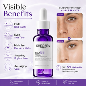 SHEOSEA Mela B3 Sérum 10% Niacinamide Concentré Facial Intensif Anti-Taches Brunes et Anti-Récidive Éclaircissant - Product Image 4