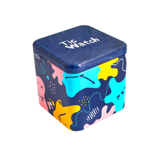 Tùy chỉnh cá nhân vuông <span class=keywords><strong>tin</strong></span> hộp đồng hồ - Product Image 1