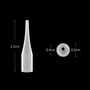 <span class=keywords><strong>Aiguille</strong></span> en plastique stérilisée jetable de petite <span class=keywords><strong>taille</strong></span>, pièces, embout pour Machine à tatouer, maquillage Permanent - Product Image 2