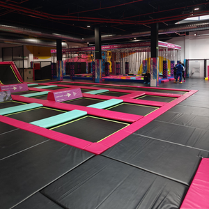 Trampolín de Tamaño Personalizado, Castillo Inflable, Equipo para Parques de Diversiones, Alta Elasticidad, para Adultos y Niños, <span class=keywords><strong>Parque</strong></span> de Saltos Popular - Product Image 5