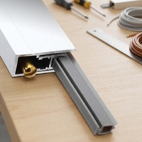 Joint d'étanchéité encastré automatique pour porte, prix usine, taille personnalisée, insonorisant et occultant la lumière pour chambre de luxe