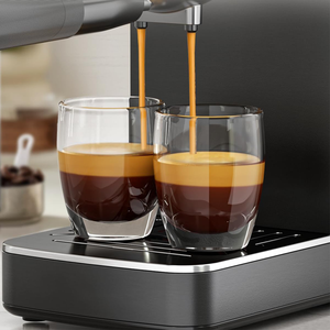 <span class=keywords><strong>Machine</strong></span> <span class=keywords><strong>à</strong></span> expresso compacte <span class=keywords><strong>avec</strong></span> débitmètre intégré mousseur <span class=keywords><strong>à</strong></span> <span class=keywords><strong>lait</strong></span> <span class=keywords><strong>à</strong></span> vapeur, <span class=keywords><strong>machine</strong></span> <span class=keywords><strong>à</strong></span> <span class=keywords><strong>café</strong></span> 20 bars en acier inoxydable pour cappuccino, latte - Product Image 4