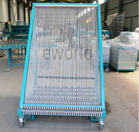 Chariot de transport et de stockage de verre pour vitrage isolant, personnalisable en usine