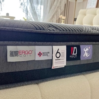 Étiquette de matelas personnalisée haut de gamme, écologique, en tissu tissé, avec marque de la marque et logo Fangnian, design et forme sur mesure