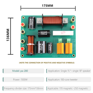 Hot Bán PA-280 Chuyên Nghiệp Cao Và Tần Số Thấp 12/15/18Inch 2 Cách Tần Số Công Suất Cao Loa Bộ Vi Xử Lý Âm Thanh - Product Image 6