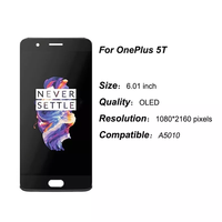 Écran de téléphone portable pour OnePlus 5T Écran LCD d'origine Écran tactile Assemblage de numérisateur pour OnePlus 5T LCD