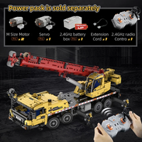 Cada C61081 véhicule d'ingénierie 1831 pièces camion MOC technique RC voiture briques bricolage modèle télécommande grue jouet blocs de construction ensembles