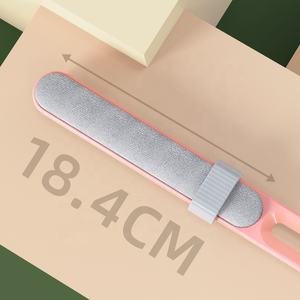 EVEFU Brosse électrostatique double face pour poils d'animaux, <span class=keywords><strong>raclette</strong></span> en microfibre, rouleau anti-poussière pour vêtements, canapé et lit - Product Image 3