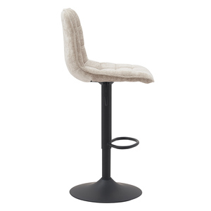 <span class=keywords><strong>Tabouret</strong></span> <span class=keywords><strong>de</strong></span> <span class=keywords><strong>bar</strong></span> pivotant réglable moderne avec siège en mousse confortable et revêtement en tissu durable <span class=keywords><strong>pour</strong></span> usage commercial, <span class=keywords><strong>bar</strong></span> à domicile et salon - Product Image 3