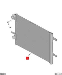 Convient aux radiateurs de climatiseur à condensateur de Peugeot 308S, New <span class=keywords><strong>308</strong></span>, 408, 3008 et 4008 - Product Image 5