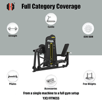 Machine de musculation professionnelle personnalisée de la série P8, presse à jambes assise à charge sélectionnable par pignon, pour usage commercial, certifiée CE