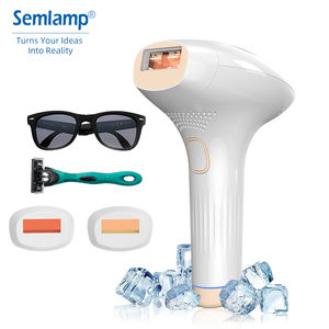 Épilateur électrique IPL à refroidissement par glace pour le visage et le corps, appareil indolore à usage domestique, fonctionnement en anglais, pour femmes, usage domestique, garantie 1 an - Product Image 1