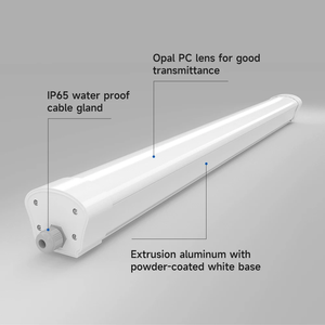 ไฟ LED แบบกันน้ำ IP67 ขนาด 4 ฟุต เชื่อมต่อได้ 4 ดวง กำลังไฟ 40 วัตต์ สำหรับโรงงาน โกดัง โรงรถ รับประกัน 5 ปี - Product Image 4