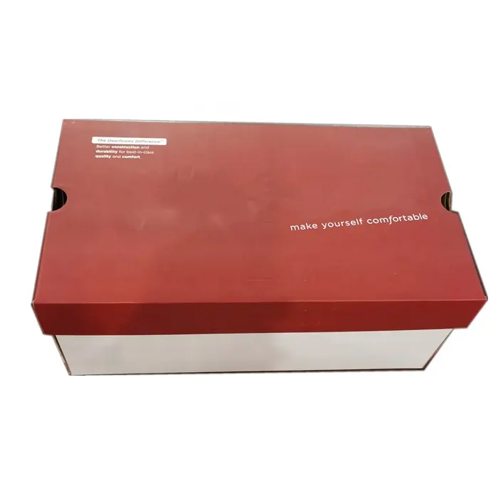 Kunden spezifische gewellte Schuhkartons mit benutzer definiertem Logo Schuh verpackung Papier box für Schuhe
