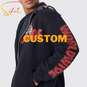 Sifot personalizado OEM/ODM Zip up para Sudadera con capucha chándal otoño algodón pesado - Product Image 1