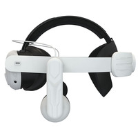 Sangle Elite VR avec réglage des écouteurs sangle de tête en mousse de cuir PU souple pour Meta/pour 3 nouveaux accessoires de jeu de conception