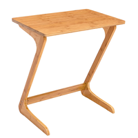 Combohome Z-Shape Multi-Functional Furniture End Bed Side Laptop Desk Table basse en bambou pour le salon