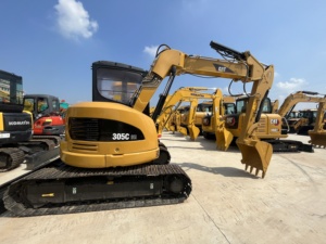 รถขุดขนาดเล็ก CAT 305C มือสอง 5 ตัน รถขุดตีนตะขาบขนาดเล็ก CAT 305C 305E2 305.5E 305SR 305.5 มีสินค้าในสต็อกพร้อมขาย - Product Image 2