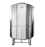 Réservoir d'eau glacée au glycol de 1500 L, réservoirs en acier inoxydable fermés pour machine de brasserie
