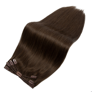 Extensiones de Cabello con Clip, Diseño 2026, Tejido Octopus, Cutícula Alineada, Cabello Virgen 100% <span class=keywords><strong>Humano</strong></span>, Doble Trama, 8 Piezas, Clip Invisible - Product Image 6