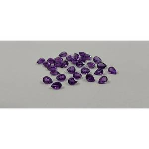 Gema de Amatista Africana Natural de 6*8 mm, 0.85 Ct, Corte Pera, para Joyería - Product Image 1