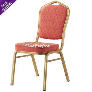 Sillas Apilables de Diseño Nuevo y Económico para Eventos, Bodas, Salones, Hoteles, Comedores y Banquetes, Sillas Doradas de Lujo para Invitados VIP - Product Image 3