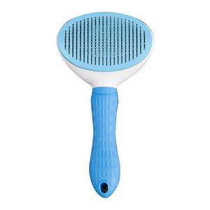 Peigne à poils fins pour animaux de compagnie, brosse d'épilation autonettoyante pour chats et chiens, outil de toilettage - Product Image 5