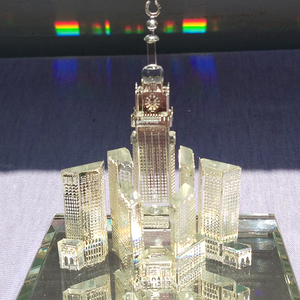 Mini Makkah torre de reloj de cristal de mezquita Kabba edificio de cristal modelos JB057 - Product Image 1
