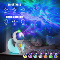 Projecteur Galaxie Astronaute Veilleuse avec Minuteur et Télécommande, Décoration de Chambre pour Enfants et Adultes, Cadeau de Noël et d'Anniversaire 2026