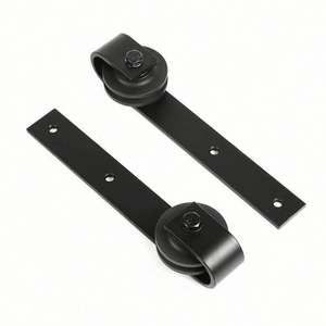 RHETECH 10ft Durable Steel Interior <b>Sliding</b> <b>Barn</b> <b>Door</b> Hardware <b>Kit</b> for Bedroom Kitchen Living Room Easy Screw for Outdoor Use - Product Image 3