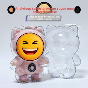 Clear Protective Case for Fanshente Plush <strong>Doll</strong> Bags Transparent Cotton <strong>Doll</strong> Storage Cover Thickened PVC Dustproof Protector - Product Image 5