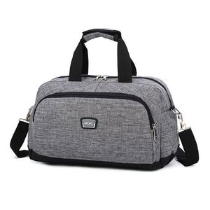 Muestra gratuita de bolso de viaje impermeable vintage negro de nylon para hombre, pequeño, de hombro cruzado, fabricado en China por OEM. - Product Image 2
