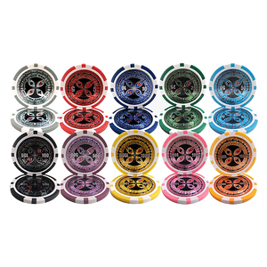 2025 High Quality Custom Logo Ceramic ABS Clay <b>Poker</b> <b>Chips</b> <b>and</b> <b>Tray</b> Wholesale Promotions for Gaming China - Product Image 5