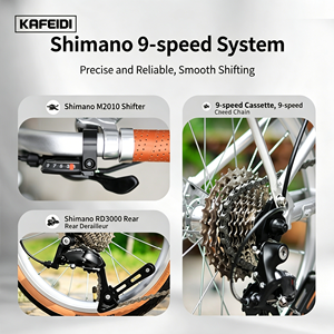 Bicicleta <span class=keywords><strong>Plegable</strong></span> K9 Mini Estilo <span class=keywords><strong>Brompton</strong></span> de 3 Pliegues |   Bicicleta de 16 Pulgadas con 9 Velocidades y Cuadro de Acero Cromado |   Bicicleta <span class=keywords><strong>Plegable</strong></span> Ultraligera y Portátil para Adultos - Product Image 5