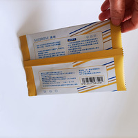 Sac en plastique d'emballage de bouffée de maquillage de taille et d'impression personnalisée scellée à dos d'aluminium personnalisable