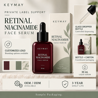 Sérum Visage Anti-Âge Éclaircissant et Raffermissant au Rétinal et Niacinamide Marque Blanche – Fabricant OEM/ODM de Soins de la Peau