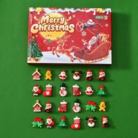 Nouvelle série de 24 poupées pendentifs modernes en PVC réutilisables, boîtes mystères exquises, petites boîtes, cadeau de Noël, directement de l'usine