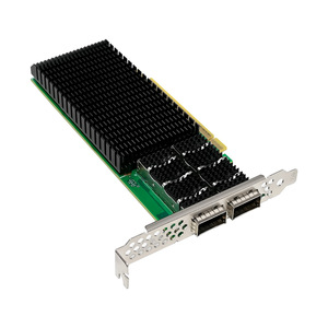 การ์ดเชื่อมต่อเครือข่าย QSFP56 10กิกะบิตการ์ดอีเธอร์เน็ตความเร็ว PCIe 4.0x16คู่200g - Product Image 3