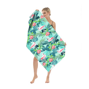 En gros Imprimé Serviette <span class=keywords><strong>de</strong></span> <span class=keywords><strong>Plage</strong></span> Carrée Grande Serviette <span class=keywords><strong>De</strong></span> <span class=keywords><strong>Plage</strong></span> Personnalisée logo - Product Image 3